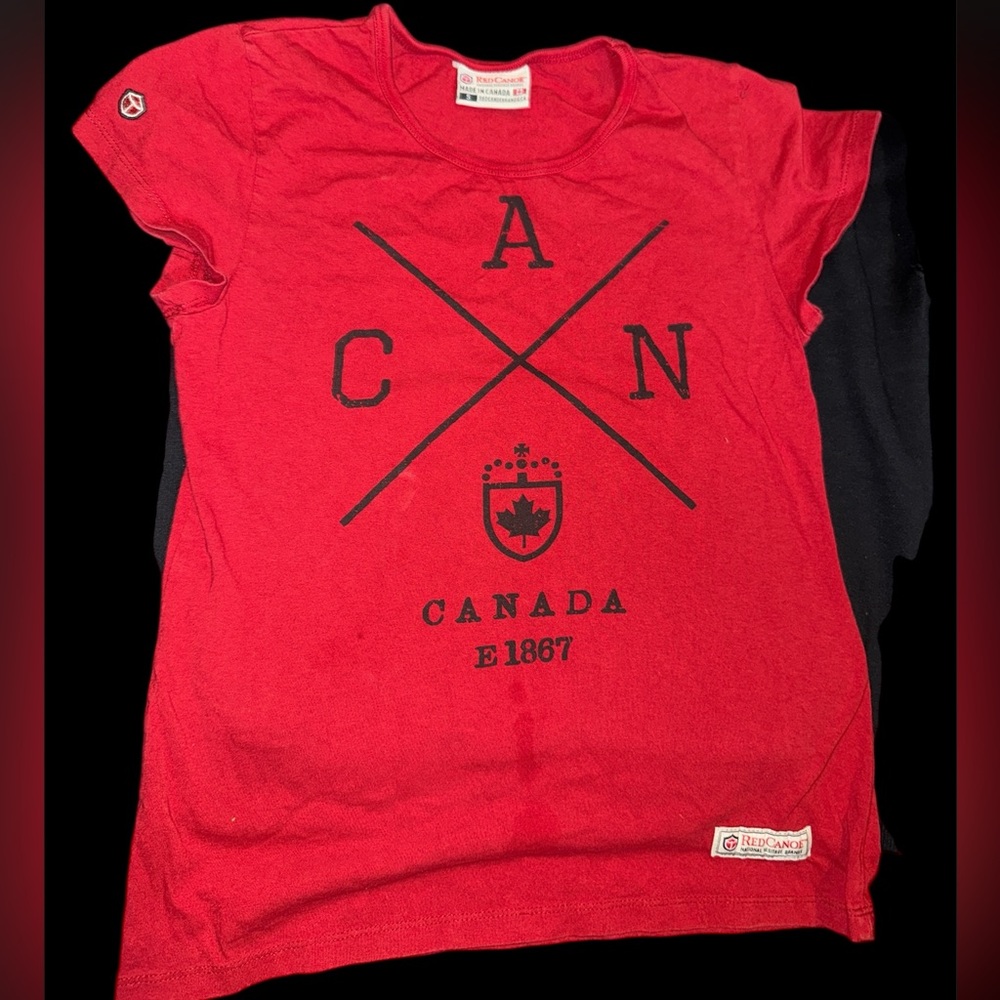 Red Canoe - Women’s cap sleeve Tee - M